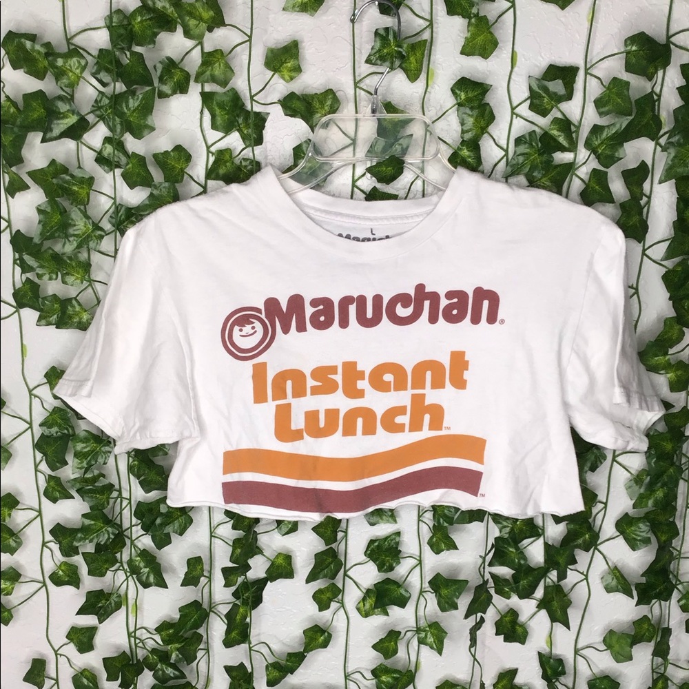 Maruchan ramen noodle crop top